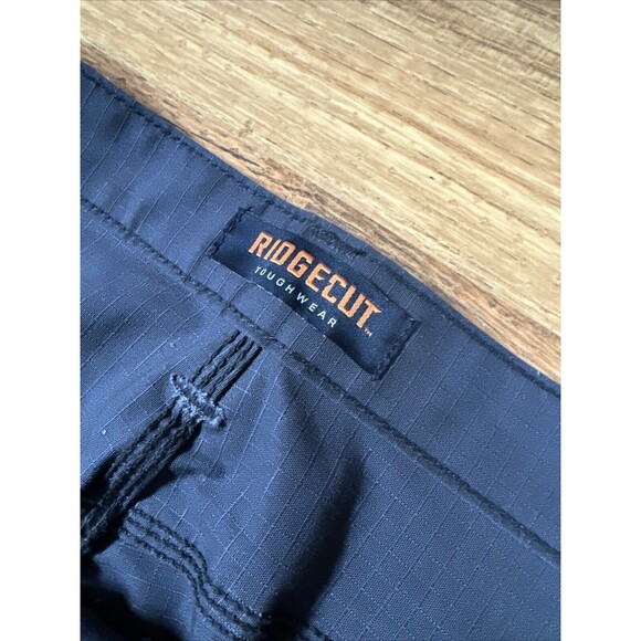 NWT Ridgecut Toughwear Ultra Work Pants‎ 44x30 Charcoal Gray Relaxed Fit Cotton - Picture 4 of 11